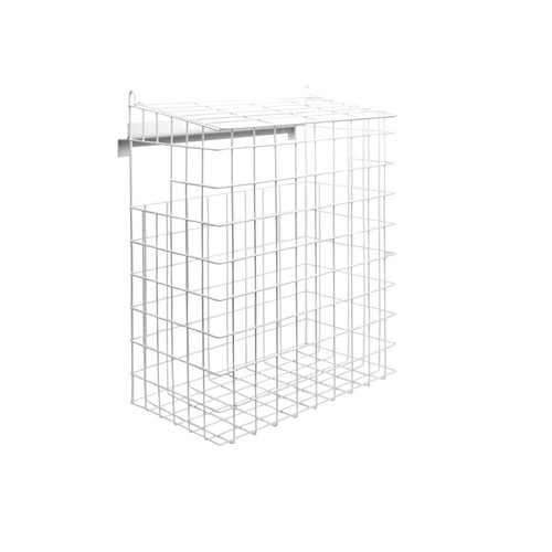 Iron letterbox cage white - letterbox,