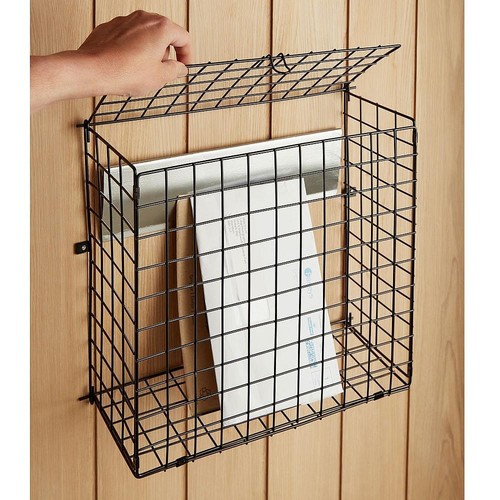 Letterbox cage with - cage, fixings