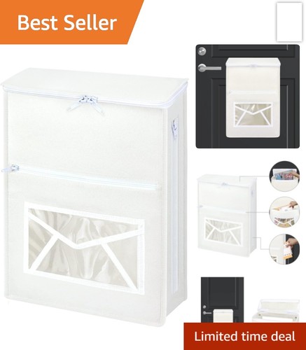 White felt letter box - letter, catcher